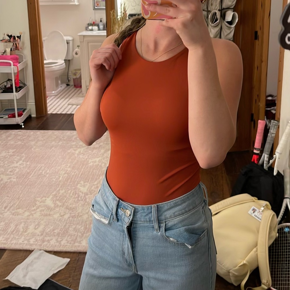 Francesca’s Rust Bodsuit